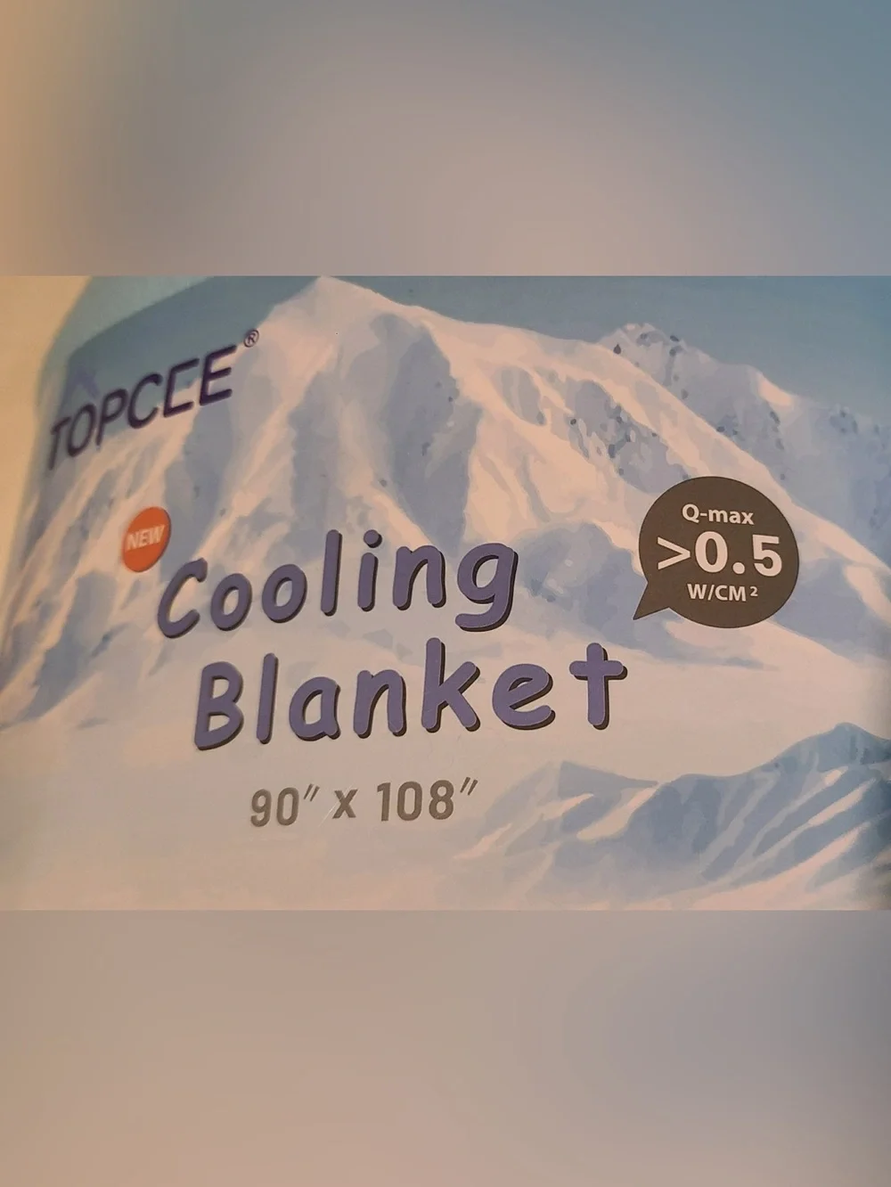 Topcee Light Blue Cooling Blanket – Breathable Comfort King size